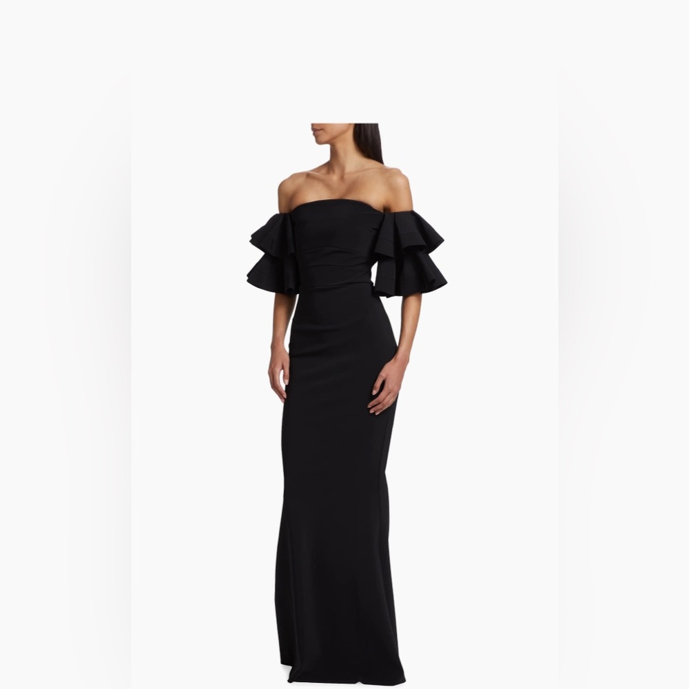 Chiara Boni Black Strapless Dress